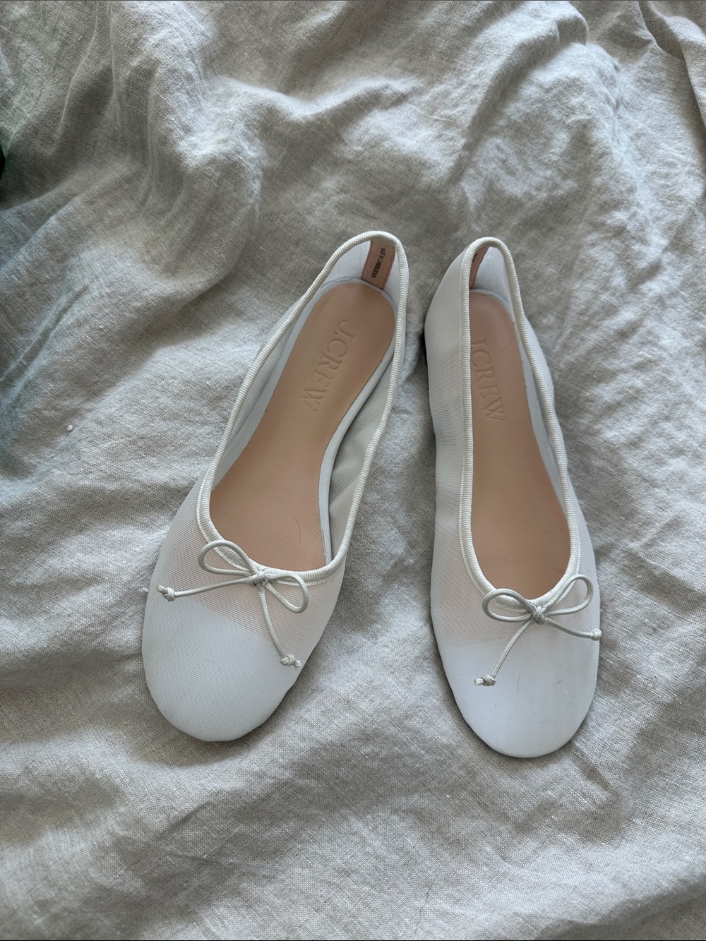 J.Crew Mesh Round Toe Classic Ballet Flat